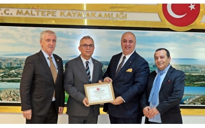 Gazetecilerden Kaymakam Tiryaki'ye yeni yıl ziyareti