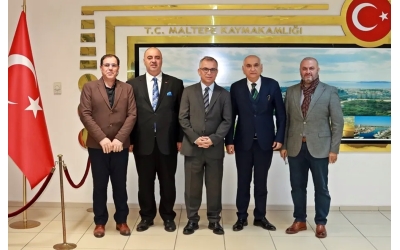 Gazetecilerden Kaymakam Tiryakiye ziyaret