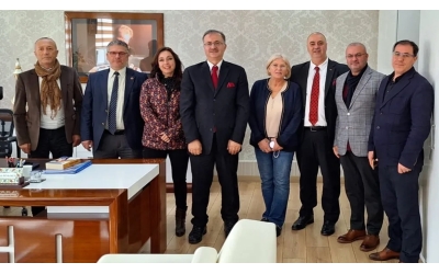 YGD yönetiminden Kaymakam Dınkırcı'ya ziyaret