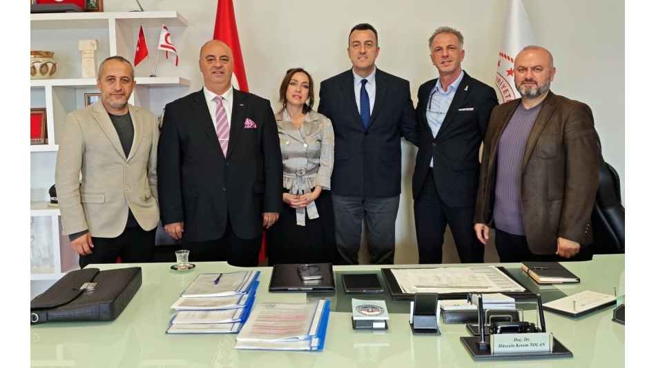 Gazetecilerden Doç. Dr. Kerem Tolan'a ziyaret